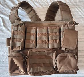 Gilet tattico MOLLE softair/airsoft