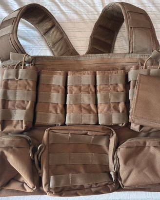 Gilet tattico MOLLE softair/airsoft