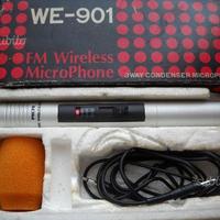 Microfono "PIEZO"WE-901 FM Wireless Condenser Micr