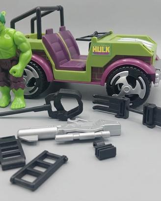Incredible Hulk 4x4 jeep figure Rara toy biz