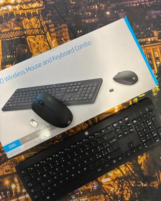 Mouse con tastiera Wireless HP230