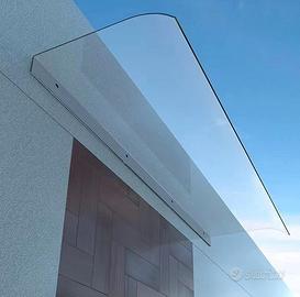 Pensilina ,Tettoia per Porta trasparente  nuova