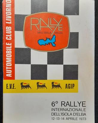 rally isola d'elba 1973 programma 