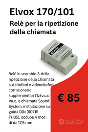 Elvox 170/101 - Relè