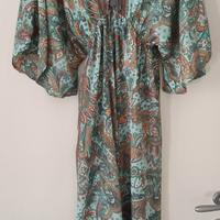 vestito donna in seta indiana 