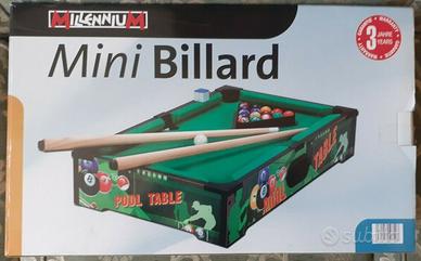 MINI TAVOLO da BILIARDO 15 PALLE BILLARD Carambola
