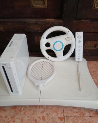 Wii con controller e pedana