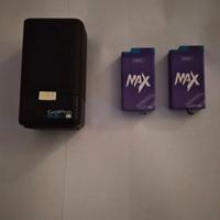 Caricabatteria + 2 Batterie Gopro360 Max