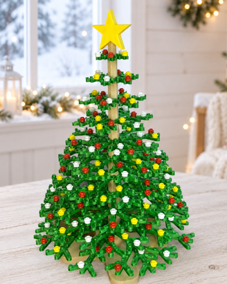 Albero di Natale Stile Lego