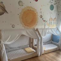 Picci liberty coppia letti, montessoriani completi
