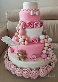 Torta finta scenografica addobbo set fotografico