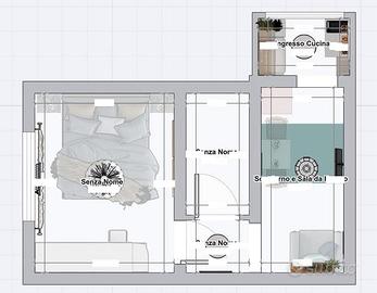 Bilocale zona Accademia