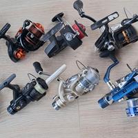 10 mulinelli pesca tutti perfettamente funzionanti