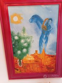 copia d'autore Chagall molto bello 