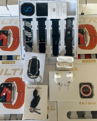 SmartWhatch 4 cinturini + Cuffie Pro3 + Power