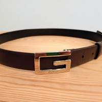 Cintura Gucci Fibbia G Rettangolare 85/34