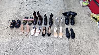 Scarpe col tacco stivali ciabatte da donna nuove