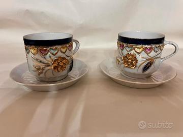 Tazze da té di ceramica vintage