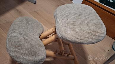 Sedia Stokke con ruote