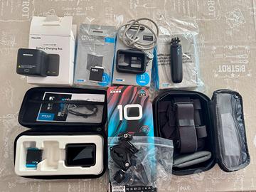 Go Pro Hero 10 black + Bundle accessori