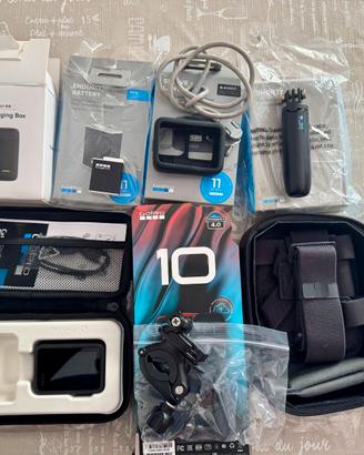 Go Pro Hero 10 black + Bundle accessori