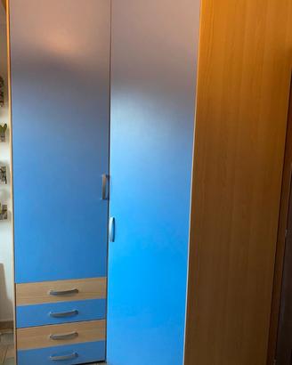 Cabina armadio ad angolo Moretti Compact
