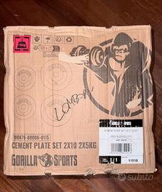 GORILLA SPORTS Dischi Pesi Palestra