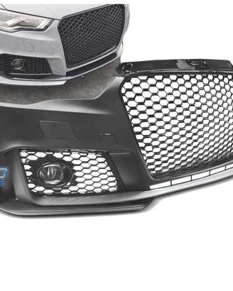 PARAURTI ANTERIORE AUDI A3 8V 12-16 LOOK RS3 NERO 