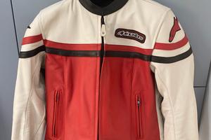 Giacca in pelle con protezioni da donna Alpinestar