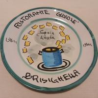 Piatto ricordo Ristorante Gigiolè del 1984