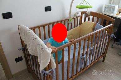 Lettino bambini Pali City con materasso e cassetto