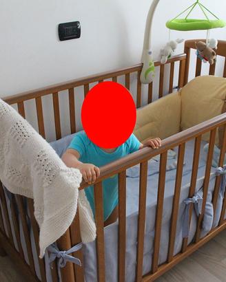 Lettino bambini Pali City con materasso e cassetto