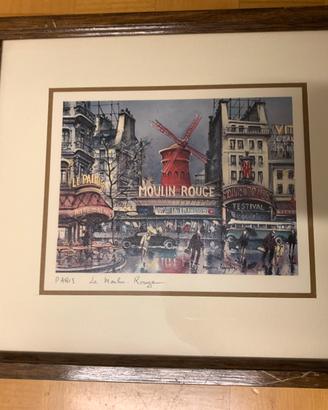 Quadro Vintage "Moulin Rouge" M. Legendre