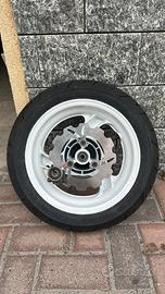 Cerchio F12 con gomma, disco e cuscinetto nuovi