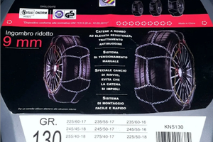 CATENE DA NEVE - NUOVE per cerchio 16/18