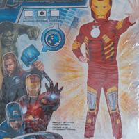 Carnevale bambino Avengers IRON MAN taglia5-6anni