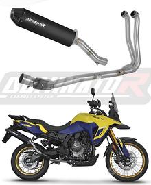 SCARICO COMPLETO MX2 TITANIO BLACK SUZUKI V-STROM 