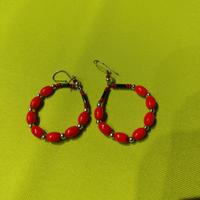 orecchini corallo e anello 