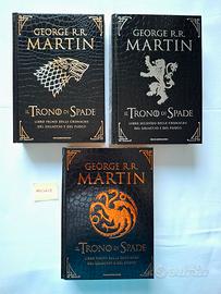 Trilogia Il Trono di Spade -Vol.1+2+3[Ediz.Deluxe]
