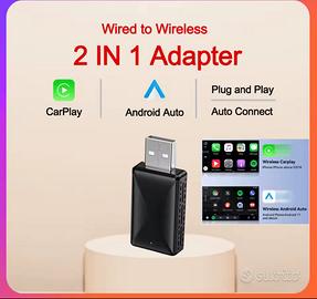 Adattatore wireless Android Auto / CarPlay, NUOVO