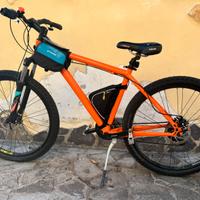 Mountain Bike da Trail arancione Shimano