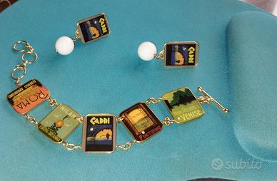 orecchini e bracciale Capri