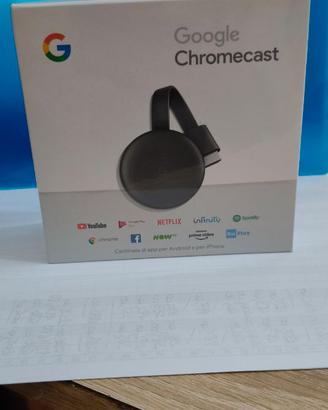 Google Chromecast 3ª generazione nuovo imballato