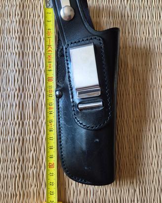 Fondina in pelle nera per mod.92/98