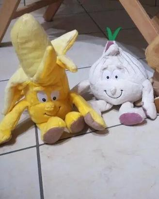 Peluche vitamini Banane,Funghi,Aglio goodness gang