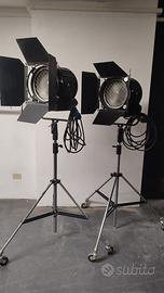 Coppia fari fotografici vintage quarzcolor 270