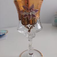 Servito bicchieri 6 acqua 6 vino Murano