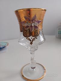 Servito bicchieri 6 acqua 6 vino Murano