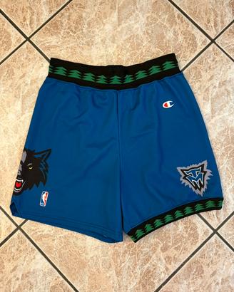 pantaloncino champion minnesota nba vintage