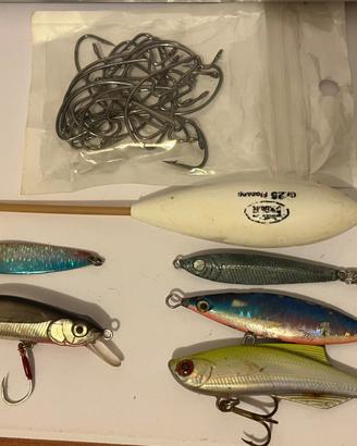artificiali pesca spinning  mare lago